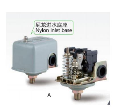 China Automatic Pressure Control System SKDIII-1 Pressure Switch Pressure Control Nylon/Iron Base Inlet For Water Pump for sale