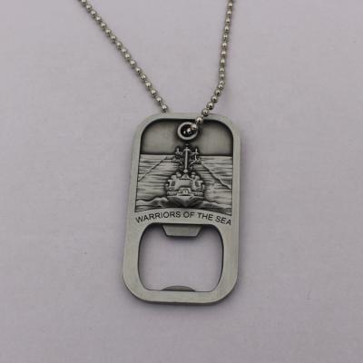 China Custom Plating 3D Design Dog Tag Europe Ship Custom Logo Antique Silver Men for sale