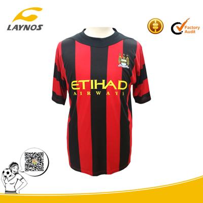 China Anti-pilling Wholesale Hot Selling Club Team Soccer T Shirts for sale