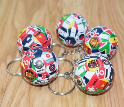 China National Flag Keyring World Cup Gifts National Flag Key Rings Soccer Club Football Club Key Chain Keychain for sale