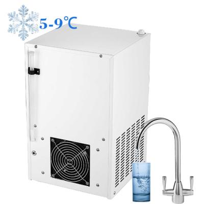 China Hotel Drinking Water Cooler Electric Water Dispenser Tank Refrigerator Stainless Steel Undersink Cold Water Chiller for sale