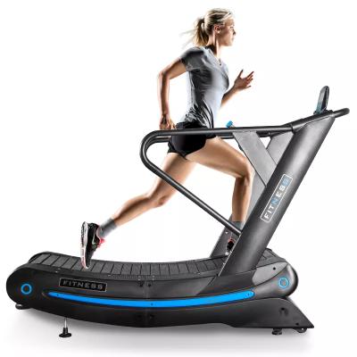 China CM03 New Commercial Gym Equipment Commercial Treadmill Motorized Curved Treadmills Power No Treadmill for sale