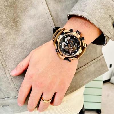 China Water Resistant Reef Tiger/RT Designer Sport Mens Watch with Perpetual Calendar Date Day Complicated Rose Gold Mechanical Bracelet Watch RGA3503 for sale