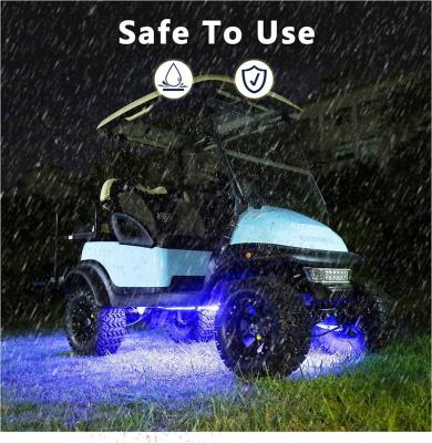 China EZGO TXT Gas& 2023 New Arrival Waterproof Electric Radio Underglow Golf Cart Remote Control Waterproof Radio Led Strip Light for sale