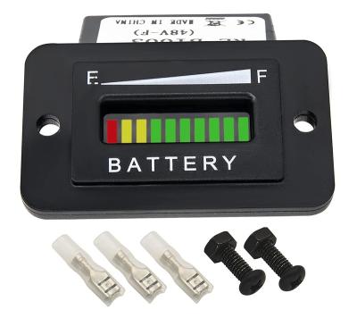 China ABS+Metal wholesaler in china high precision abs 48v battery capacity indicator meter for golf carts for sale