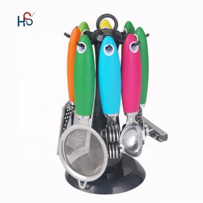 China Stainless Steel Kitchen Gadget Set for Sustainable Cooking Tools and TPR Handle for sale