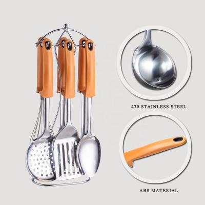 China Acceptable OEM/ODM Stainless Steel Kitchen Cookware Set with Whisk and Utensils for sale