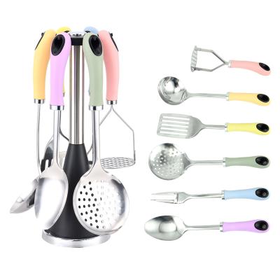 China Nordic Home Cooking Tools Set with Macaron Color and TPR Material Kitchen Accessories for sale