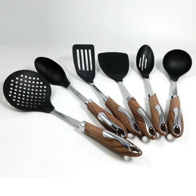 China Home Kitchenware Heat Resistant Cooking Spoons Set with PA66 Plastic Type and Material for sale