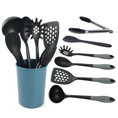 China Nylon PA66 Non-Stick Cooking Tools Heat Resistant Utensils Silicone Cookware Sets for sale