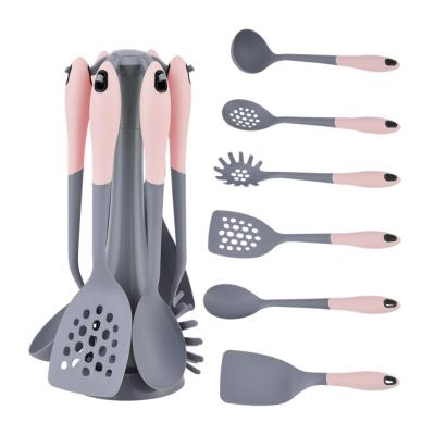 China Conjunto de utensílios de cozinha essenciais Ferramentas de cozinha antiaderentes para utensílios de cozinha de silicone à venda