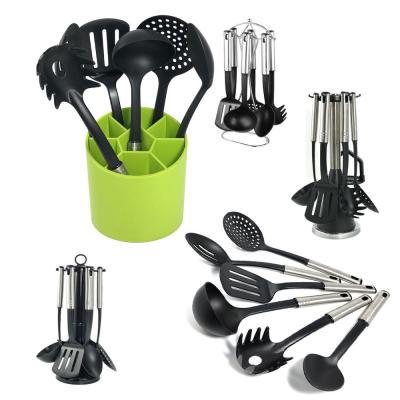 China 7 Piece Nylon Kitchen Utensil Set Food Safe Kitchen Accessories for Effortless Cooking for sale