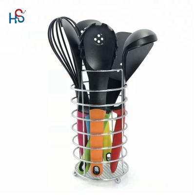 China Compact Nesting Nylon Kitchen Utensil Set Eco Friendly Cookware Sets for Your Kitchen for sale