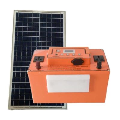 China Commercial and Home Outdoor Power Bank 160w 300w 500w Solar Power System  Power Supply AC DC solar panels solar energy system for sale