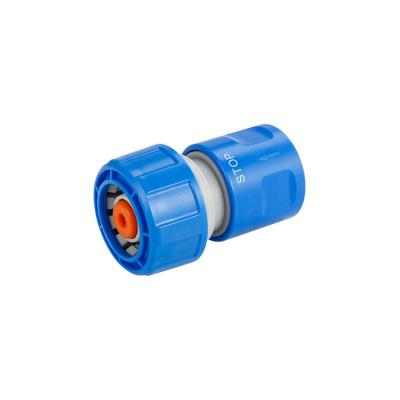 China Garden Line Garden Water Hose Quick Connector With Water Stop for sale