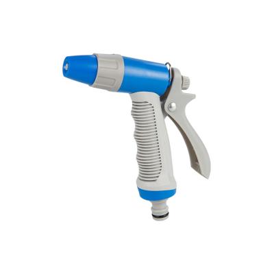 China Garden Line Adjustable Rear Trigger Garden Hose Spray Gun with TPR Handle for sale