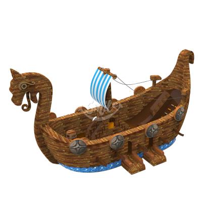 China Ues Commercial Vinyl Rental Or Home PVC Inflatable Pirate Ship Slide For Rent for sale