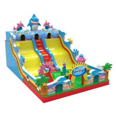 China Ues Cheap Hot Sale Moonwalk Inflatable Jumper Bouncy Castle Bounce House Inflatable Slide Rental Or Shark House For Rentals for sale