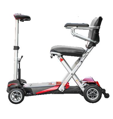 China CE Certificate Aluminum Alloy Frame Lightweight Remote Folding Electric Mobility Scooter for Senior Elderly Adults Heavy 125KG for sale