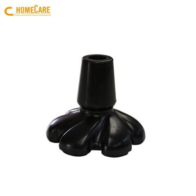 China Special Design Cane Tip Black Flower Special Design Flower Cane Outdoor Assistive Tip for sale