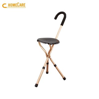 China Tri Leg Cane Chair Applicable to Tri Leg Folding Cane Stick Walking Chair Customized Different Places for sale