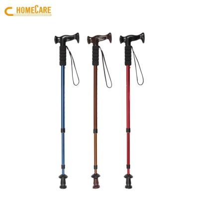 China Multifunctional Plastic Handle Stick Aluminum Walking Canes for sale