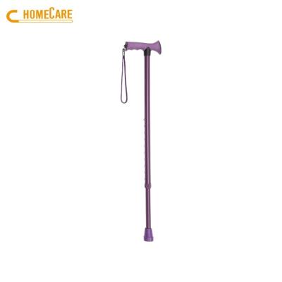 China Pearl Coated Straight Adjustable Cane Pearl coated tpr straight handle adjustable walking stick cane for sale