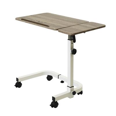 China Adjustable (Height) Customized Wholesale Commercial Hospital Furniture Adjustable Over Bed Table for sale