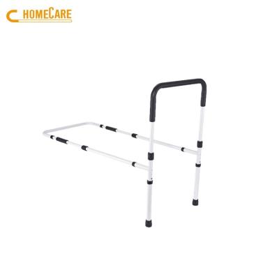 China Non Slip Handrail Safety Steel Adult Hand Bed Rail With Floor Support for sale