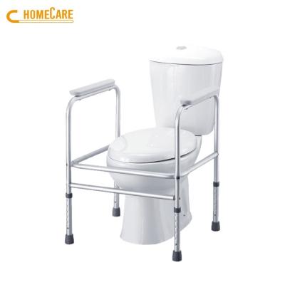 China Lightweight And Durable Bathroom Light Durable Aluminum Toilet Safety Frame Rail for sale