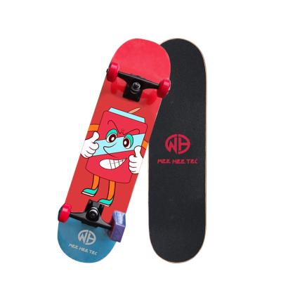 China High Quality Cheap Price 9ply Youth Double Kick Chinese OEM 31x8inch Maple Skateboard For Adults for sale