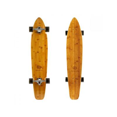 China Youth workmanship professional durable using 6 ply birch wood longboard skateboard with 70x51 PU wheel for sale