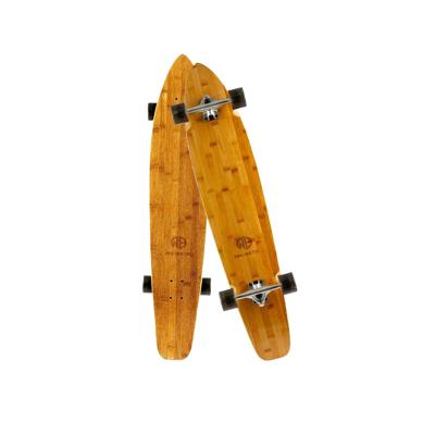 China 44 Inch Youth Cruiser Longboard Skateboard Maple Hard Deck Bamboo And Hard Deck Cruising Skateboard Made For Beginners Teens Adults Men Women for sale