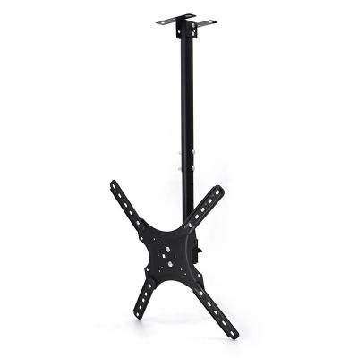 China Black X Degree Swivel Motion Swivel Wall Mount TV Adjustable Ceiling Bracket Fixed Support Flip Down for sale