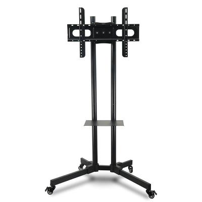 China (Size) Economical Adjustable Wholesale Mobile TV Cart Stand LCD TV Floor Stand For 32-65' for sale