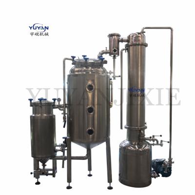 China Factory Direct Factory Supply 100L/200L/300L/500L Vacuum Concentrator Alcohol Extraction Equipment for sale