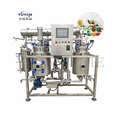 China 500L 1000L Liquid Extraction And Dry Concentration Unit Ginkgo Biloba Extraction And Concentration Equipment for sale