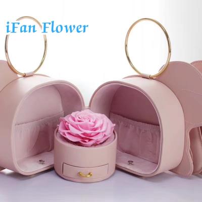 China Environmental protection green cost price best choice preserved flower gift boxes for sale