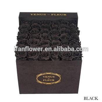 China Popular and Premium Wholesale Environmental Protection Green Valentine's Day Preserved Roses 'Best Choice' for Gift in Box for sale