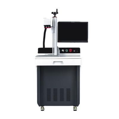 China 20w 30w 50w Full-enclosed Laser Marker Machine Fiber Laser Marking Machine For Metal With Max for sale