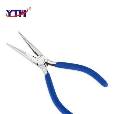 China Cutting YTH 616W Good Quality Handheld Jaw Frosted Polishing Jewelry Making Needle Twisting Long Nose Pliers for sale