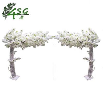 China Easy Maintaining ARTIFICIAL INDOOR CHERRY BLOOM TREE ARCHES WEDDING DECOR SILK FLOWERS ARCH for sale