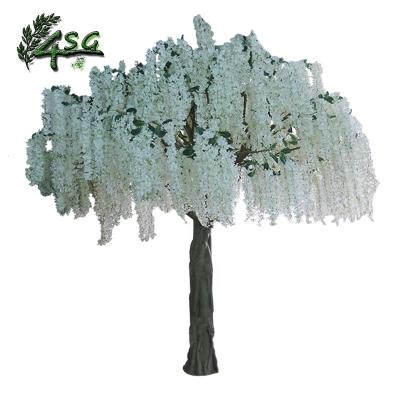 China LARGE WHITE ARTIFICIAL TREE HANGING WEDDING EASY HOLD DECOR INDOOR FLOWER FLOWER TREE WISHER for sale