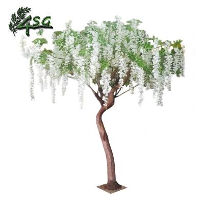 China 2.5 METER WISDOM FLOWER TREE ARTIFICIAL SILK TREE WHITE WISHER EASY HOLDING FAKE for sale