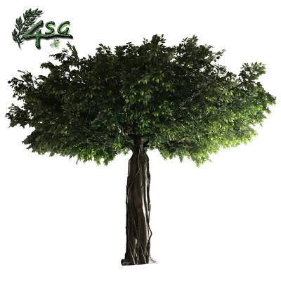 China Easy Maintaining BIG OUTDOOR FAKE TREES GARDEN DECOR GREEN ARTIFICIAL FICUS TREE for sale