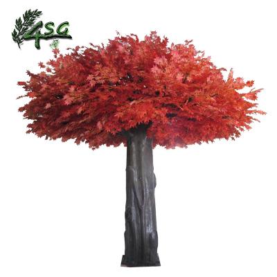 China DECORATIVE ARTIFICIAL JAPANESE RED MAPLE TREES Easy Maintain LARGE OUTDOOR GARDEN for sale