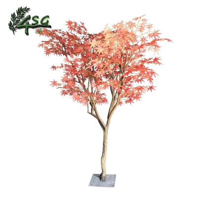 China 8FT HOME DECOR Easy Hold REALISTIC ARTIFICIAL RED MAPLE TREES for sale