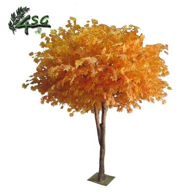 China Easy Maintaining SILK MAPLE TREES HOME DECOR 10FT YELLOW TREE ARTIFICIAL AUTUMN TREE for sale