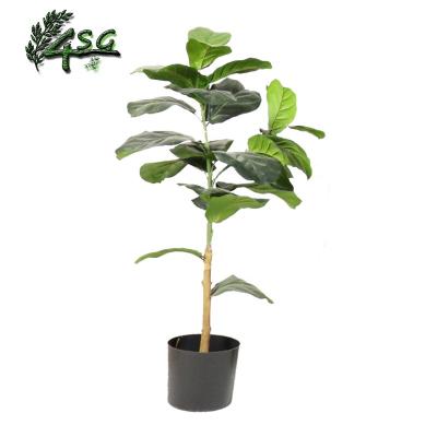 China EASY MAINTAIN 3FT FICUS LYRATA BONSAI TREE MADE IN CHINA VIOLIN LEAF ARTIFICIAL FIG for sale