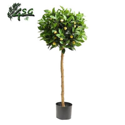 China TABLE DECORATION BERRIES Easy Maintaining BONSAI TREES CHEAP PRICE ARTIFICIAL LEMON TREE for sale